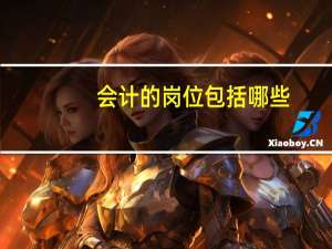 会计的岗位包括哪些