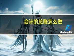 会计的总账怎么做