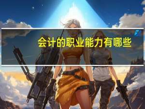 会计的职业能力有哪些