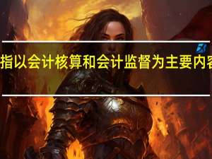 会计行为是指以会计核算和会计监督为主要内容的会计管理活动