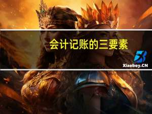 会计记账的三要素