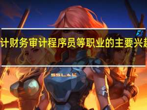 会计财务审计程序员等职业的主要兴趣代码是