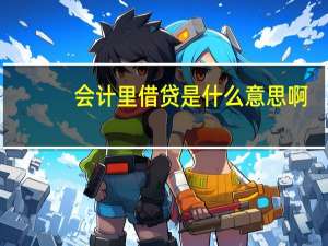 会计里借贷是什么意思啊