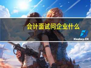 会计面试问企业什么