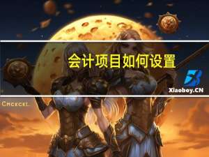 会计项目如何设置