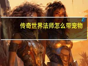 传奇世界法师怎么带宠物