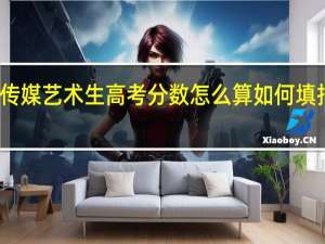 传媒艺术生高考分数怎么算 如何填报志愿