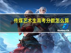 传媒艺术生高考分数怎么算