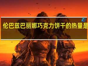 伦巴兹 巴丽娜巧克力饼干的热量是多少
