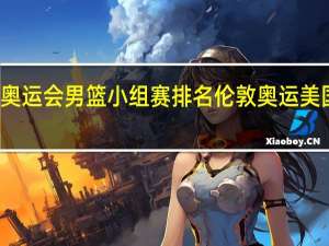 伦敦奥运会男篮小组赛排名 伦敦奥运美国男篮集锦