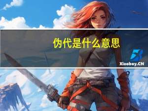 伪代是什么意思