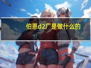 伯恩d2厂是做什么的