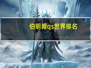 伯明翰qs世界排名