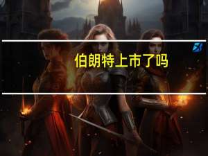 伯朗特上市了吗