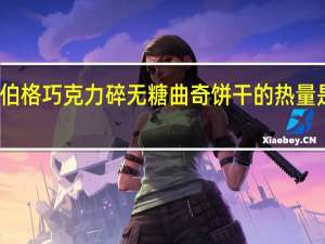 伯格 巧克力碎无糖曲奇饼干的热量是多少