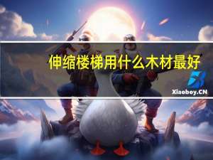伸缩楼梯用什么木材最好