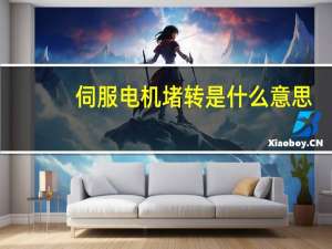 伺服电机堵转是什么意思