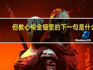 但教心似金钿坚的下一句是什么