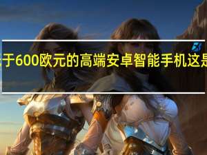 低于600欧元的高端安卓智能手机 这是最好的