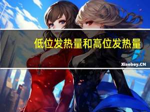 低位发热量和高位发热量（低位发热量）