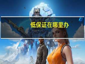 低保证在哪里办