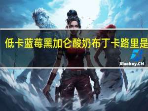 低卡蓝莓黑加仑酸奶布丁卡路里是多少