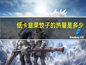 低卡韭菜饺子的热量是多少