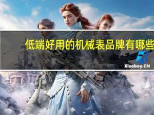 低端好用的机械表品牌有哪些