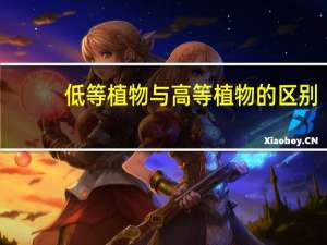 低等植物与高等植物的区别（低等植物）