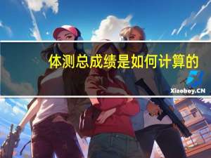 体测总成绩是如何计算的