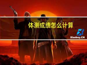体测成绩怎么计算