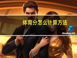 体育分怎么计算方法