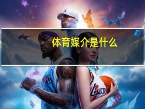 体育媒介是什么
