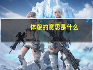 体貌的意思是什么