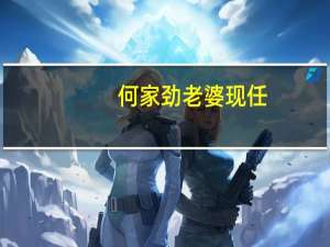 何家劲老婆 现任（何家劲老婆）