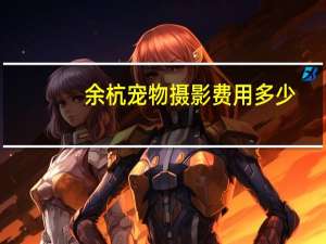 余杭宠物摄影费用多少