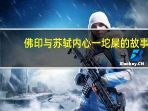 佛印与苏轼内心一坨屎的故事（一坨屎案）