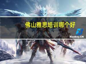 佛山雅思培训哪个好