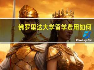 佛罗里达大学留学费用如何