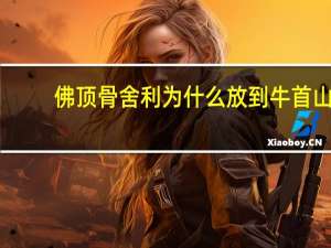 佛顶骨舍利为什么放到牛首山