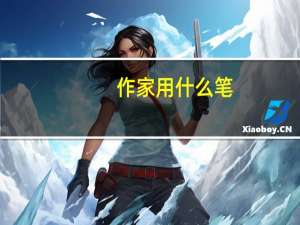 作家用什么笔
