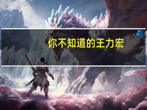 你不知道的王力宏