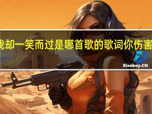 你伤害了我却一笑而过是哪首歌的歌词 你伤害了我却一笑而过