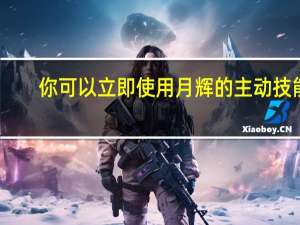 你可以立即使用月辉的主动技能