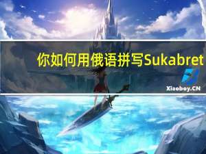 你如何用俄语拼写Sukabret？