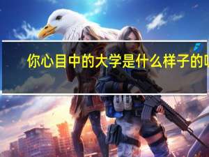 你心目中的大学是什么样子的呢