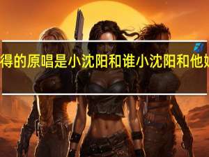 你懂得的原唱是小沈阳和谁 小沈阳和他媳妇唱的歌