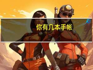 你有几本手帐，都是用来记录什么的