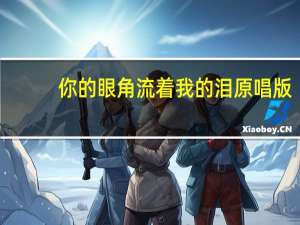 你的眼角流着我的泪原唱版（你的眼角流着我的泪原唱）