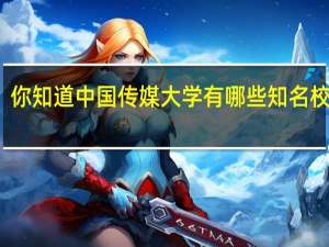 你知道中国传媒大学有哪些知名校友么